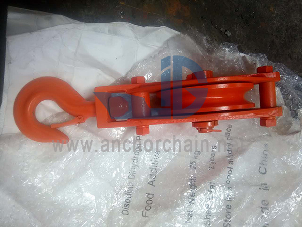 2 டன் ஸ்டீல் ஷீவ் ஹூக்