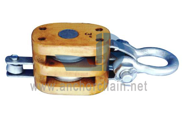 சுழலும் கொக்கி வகை கொண்ட அமெரிக்க மரத் தொகுதி ஒற்றை