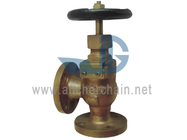 JIS F 7414 வெண்கல 16K ஸ்க்ரூ-டவுன் செக் ஆங்கிலீ வால்வுகள் (யூனியன் பானெட் வகை)