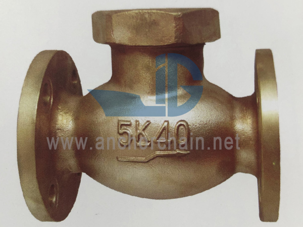JIS F 7415 வெண்கல 5K லிஃப்ட் சோதனை குளோப் வால்வுகள் யூனியன் பானெட் வகை