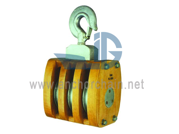 JIS F3426 ஷிப்ஸ் இன்னர்னல்-பிவுண்ட் மரத் தொகுதி டிரிபிள் உடன் ஹூக்