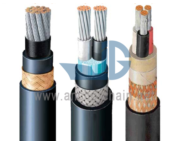 MGCG சரக்குக் கப்பல் மரைன் பவர் கேபிள் 0.61KV