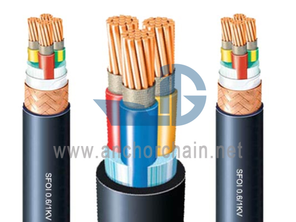SFOI தீ தடுப்பு கப்பல் பலகை மின் கேபிள் 0.61KV