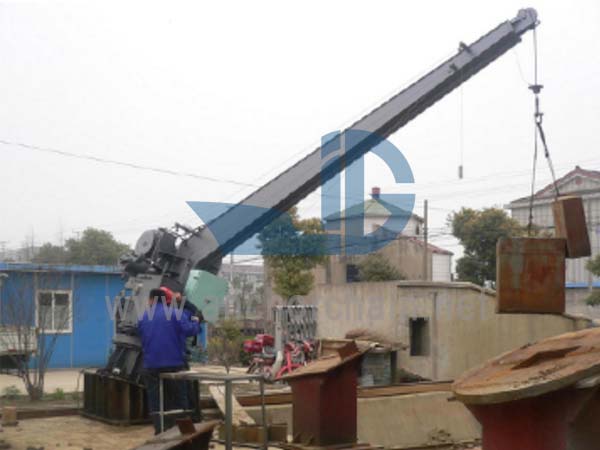 சிங்கிள் ஆர்ம் எலக்ட்ரிக் ஸ்லீவிங் லைஃப்ராஃப்ட் டேவிட்